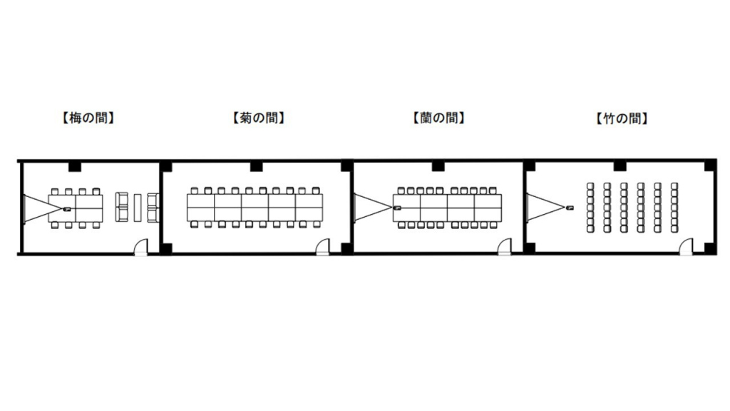 梅・菊・蘭・竹 