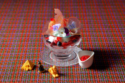 画像：エジプト展コラボデセール「ベリーヴェール」