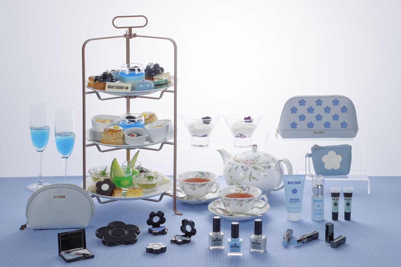 画像：マリークワントとのコラボレーションアフタヌーンティー