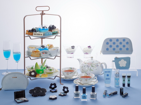 画像：マリークワントとのコラボレーションアフタヌーンティー"Sky Bloom Afternoon Tea"