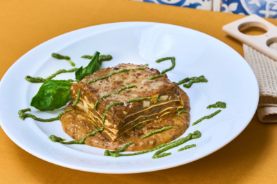 ラザーニャ ジェノバ⾵