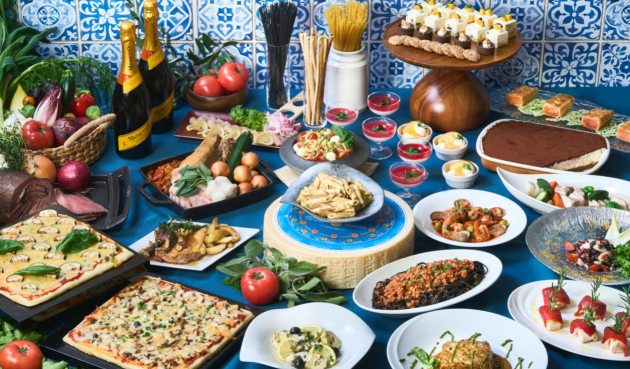 京都の名店シェフ特別監修メニューも登場 洛空初開催！本場イタリアの味で旅気分を楽しむブッフェフェア開幕