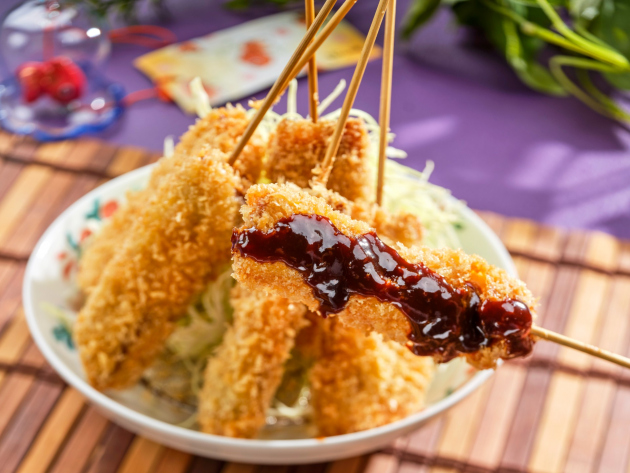 BEER GARDEN：豚串味噌カツの料理イメージ