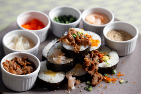 画像：ミートフェスティバル2026「こぼれ巻き寿司」（ランチ限定）