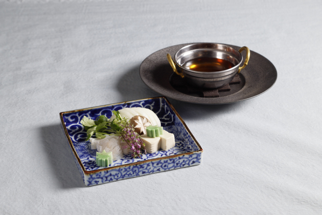 ZK鉄板焼 6月「鱧と淡路島の玉葱を使ったスープ仕立て」