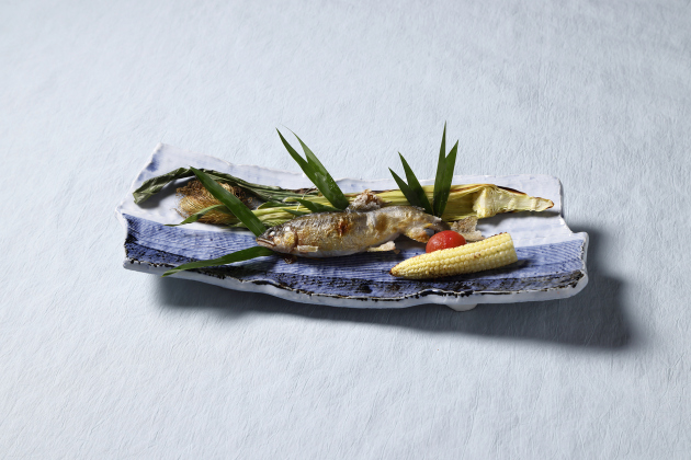 ZK日本料理 6月「（焼き物）若鮎姿焼き」