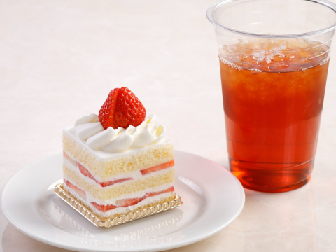 画像：ケーキセット