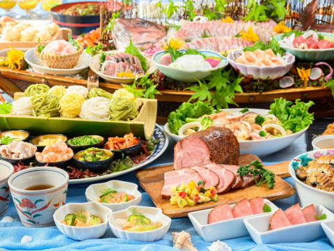 夕食ブッフェ