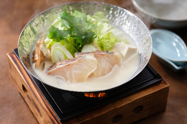 日本料理つのくに：鯛の豆乳小鍋の料理イメージ