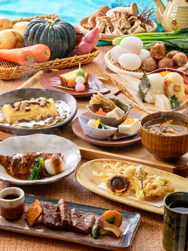 『落第忍者乱太郎』の世界を味わうコラボランチ特別御膳「食堂のおばちゃんのおこんだて」イメージ