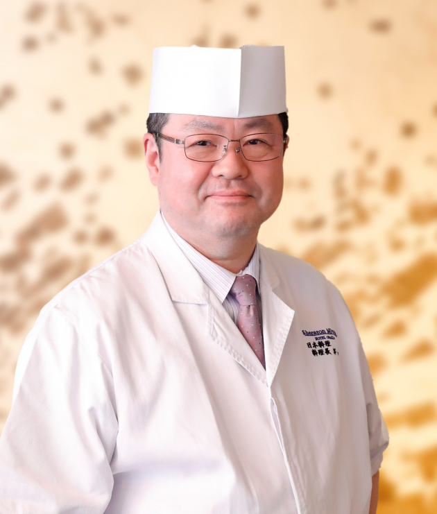 画像：料理長 茅ヶ迫 正治