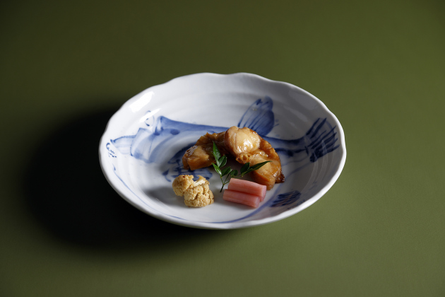 画像：ZK日本料理 11月「（焼き物）とらふぐ醤油焼き」