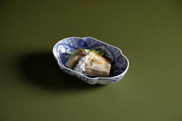 画像：ZK日本料理 11月「（酢の物）鰻の白焼き」