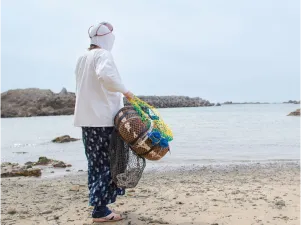 画像：海女さん