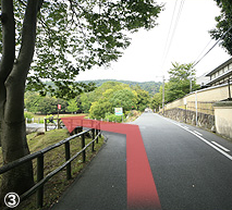 3池の手前の三又路