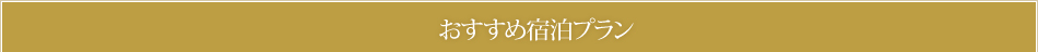 おすすめ宿泊プラン